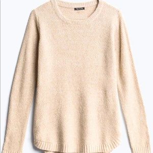 Nickole Textured Pullover sweater (beige) NEW